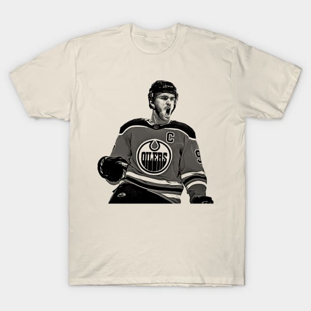 Connor McDavid T-Shirt by Zluenhurf